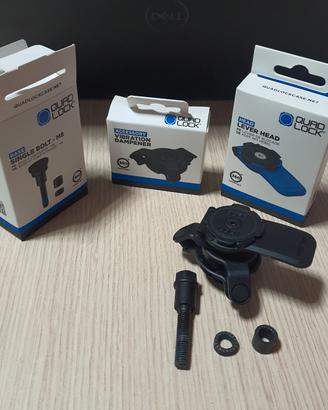 QUAD LOCK con bullone su manubrio e antivibrante 