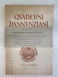 Quaderni Dannunziani. Fascicolo XXX-XXXI. 