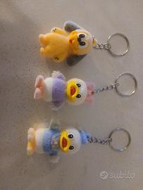 set 3 portachiavi disney