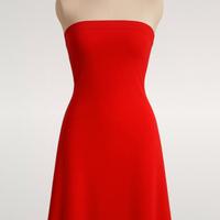vestito rosso elegante 