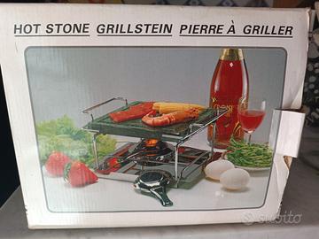 Grill da tavolo in pietra per cucinare