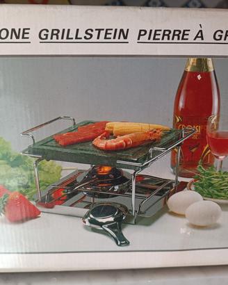 Grill da tavolo in pietra per cucinare