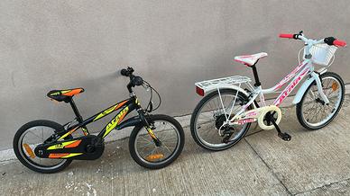 Bici bambina e bambino