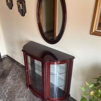 COMPLETO VETRINETTA + SPECCHIO + TAVOLINO INGRESSO