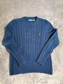 Maglione Ralph Lauren, blu navy, taglia M.
