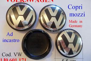 COPRI MOZZI 5,5 cm 55 mm VW VOLKSWAGEN 1J0601171