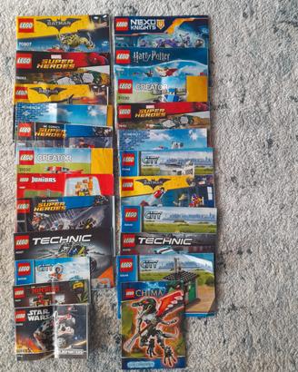 Lotto libretti di istruzioni LEGO