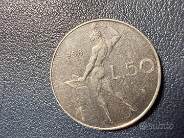 MONETA 50 LIRE VULCANO