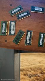 Ram ddr2 varie dimensioni per portatili