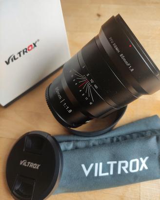 Viltrox 85 1.8 Sony E-mount full frame manuale