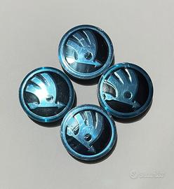 4 Coprimozzi Originali Skoda 56mm