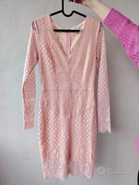 Vestito in pizzo Vera & Lucy rosa