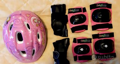 KIDDY GIRL CASCHETTO PROTEZIONI CICLISMO ROLLER SK
