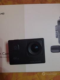 ACTION CAM  4K 2 BATTERIE + ACCESSORI