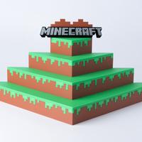 Espositore Minecraft Mini Funko Pop Kinder Joy
