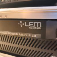 Subwoofer EV S181 + ampli Lem P300+ Procon p 2200