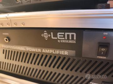 Subwoofer EV S181 + ampli Lem P300+ Procon p 2200