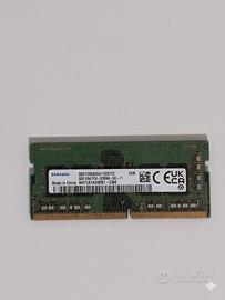 RAM Samsung 8GB DDR4 3200MHz SODIMM per Notebook