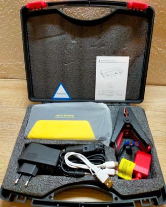 Avviatore di emergenza auto con box accessori 