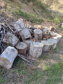 Tronconi di legno 