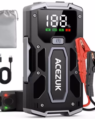 Avviatore Batteria Auto,7000A Avviatore di Emergen