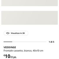 Frontali cassetti Ikea 40x10 Veddinge