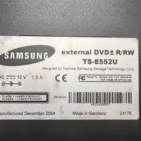 Lettore/Masterizzatore DVD Samsung