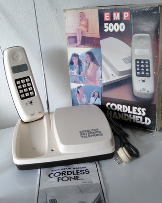 Telefono vintage cordless handheld