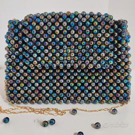 Borsa da cerimonia in perline nere 🖤. Handmade