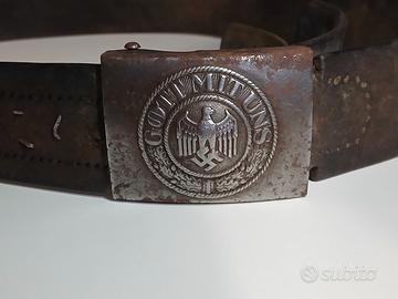 Cinturone Wehrmacht con svastica