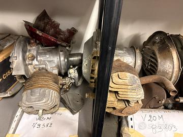Motori vespa bacchetta,struzzo,faro basso