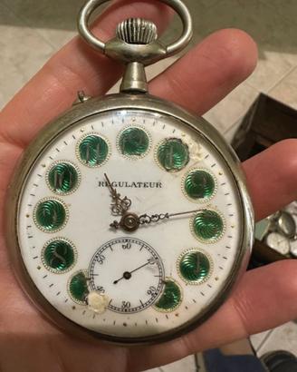 Antico e raro orologio tascabile Regulateur