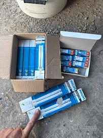 Lotto lampadine fluorescenti e alogene