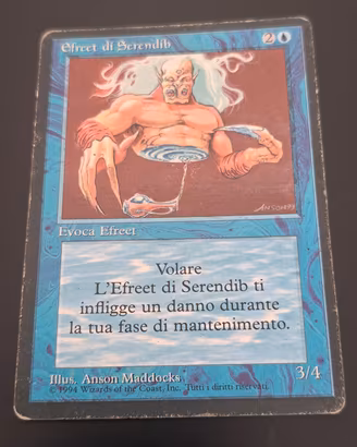 carta magic the Gathering 1994 vintage 