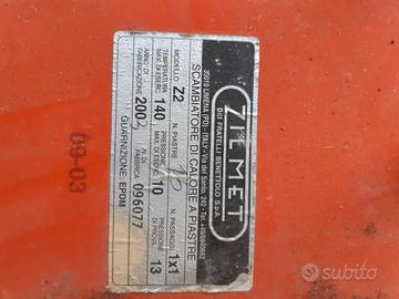 Scambiatore a piastre Zilmet 15 piastre