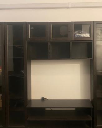 Parete attrezzata porta TV IKEA BESTÅ con vetrine