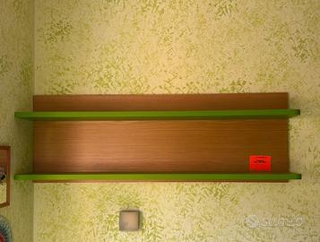 Mensole in legno cameretta