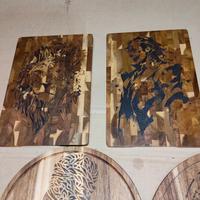 tagliere pirografato 