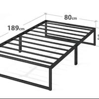 Struttura letto + materasso. Come nuovo - MILANO