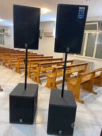 Casse yamaha con subwoofer
