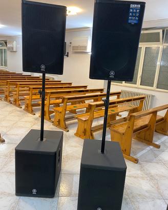 Casse yamaha con subwoofer