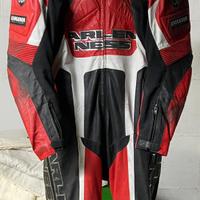Tuta Moto in pelle di canguro traforata Arlen ness