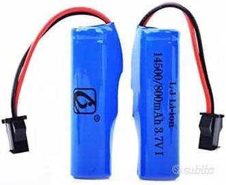 Batteria LiPo 3.7V 800mAh SM-2P per RC - Blu