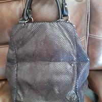 Borsa Carpisa zaino e a mano nera accessori metall