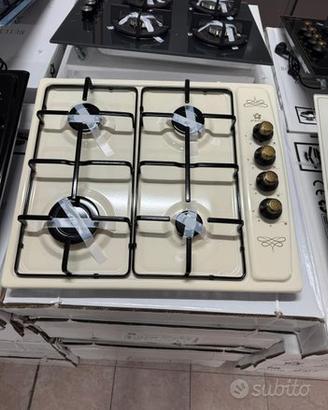 Piano cottura 4fuochi beige rustico nuovo garantit