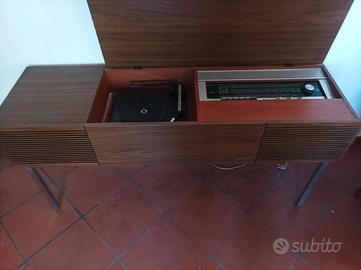 MOBILE GIRADISCHI/RADIO GRUNDIG ANNI 60/70 VINTAGE