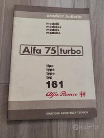 alfa 75 turbo product bulletin multilingue 