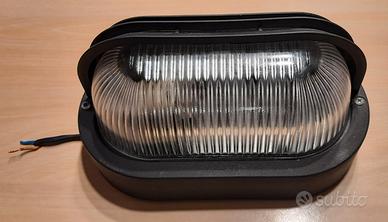 Plafoniera ovale da esterno Made in Italy