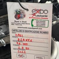MOTORE COMPLETO OPEL Meriva 3Â° Serie Z18XER Benzi