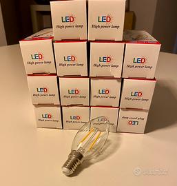 14  LAMPADE LED  LUCE CALDA  2700 K  E14